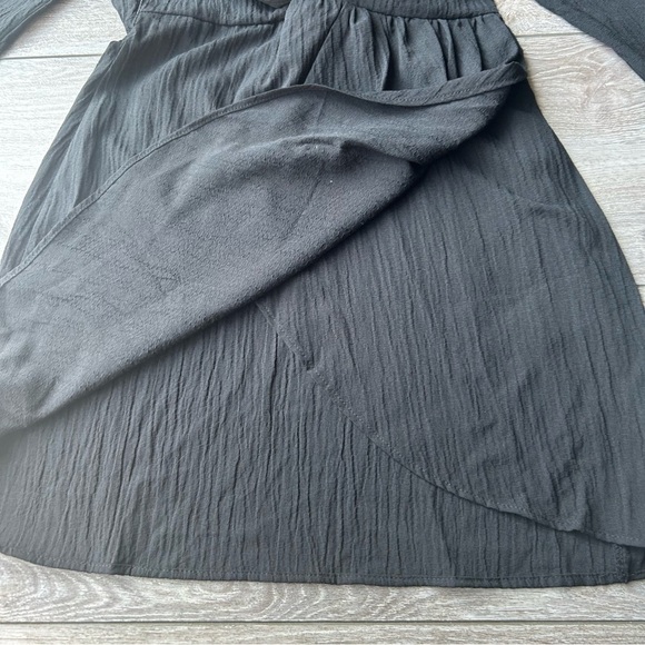 Zara  Faux Wrap Mini Shirt Dress - Picture 8 of 16